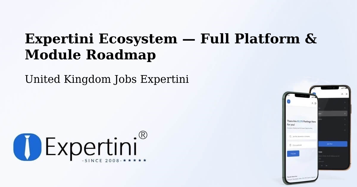 Expertini Ecosystem — Full Platform & Module Roadmap – Hedon